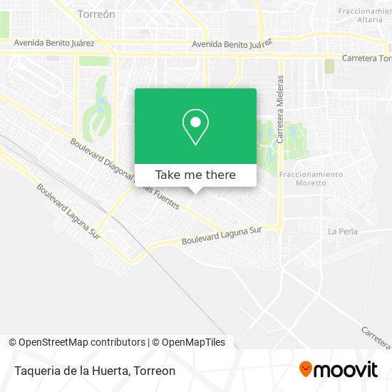 Taqueria de la Huerta map