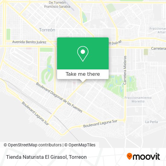 How to get to Tienda Naturista El Girasol in Torreón by Bus?