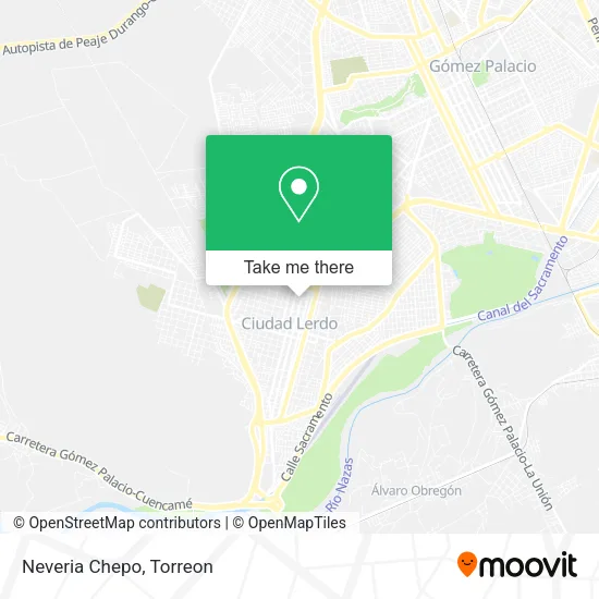 Neveria Chepo map