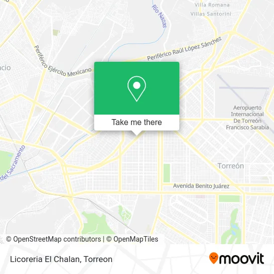 Licoreria El Chalan map