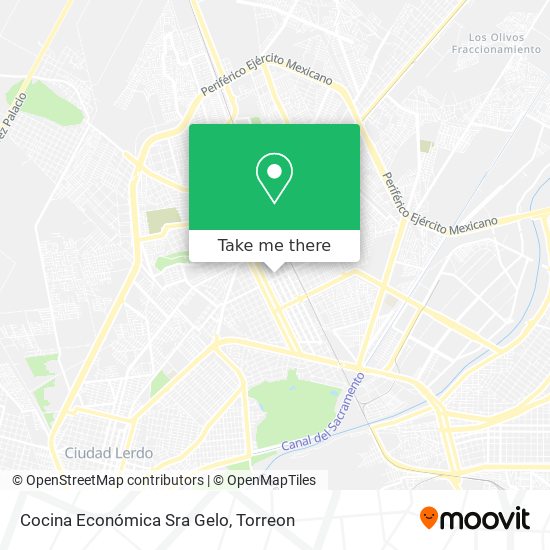 Cocina Económica Sra Gelo map