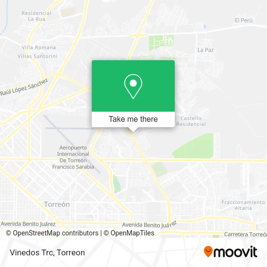 Mapa de Vinedos Trc