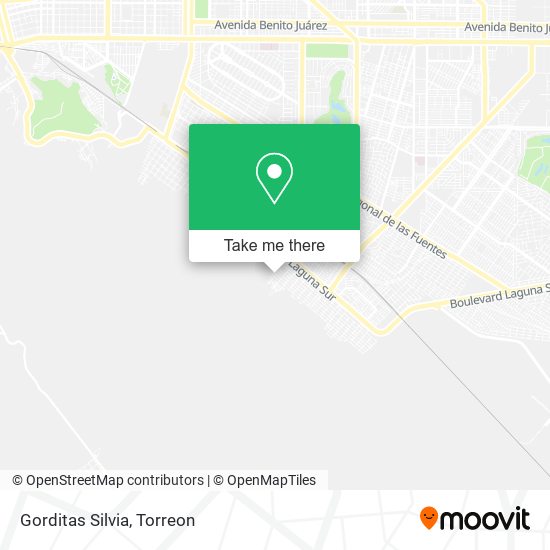 Mapa de Gorditas Silvia