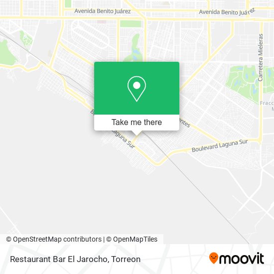 Restaurant Bar El Jarocho map