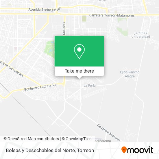 Mapa de Bolsas y Desechables del Norte