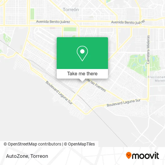 AutoZone map