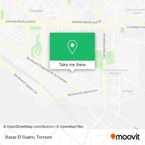 Mapa de Bazar El Guero