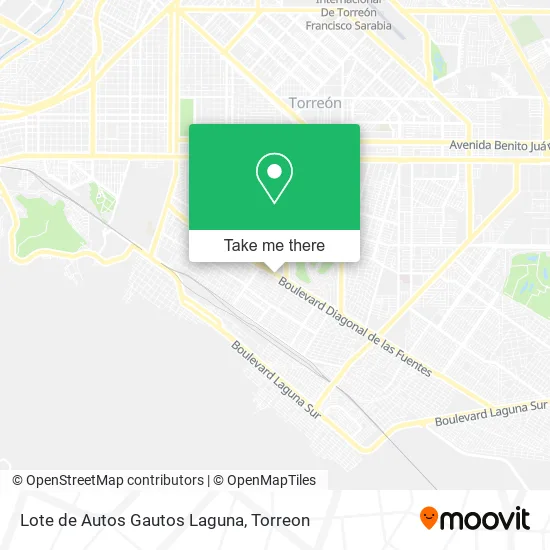 Lote de Autos Gautos Laguna map