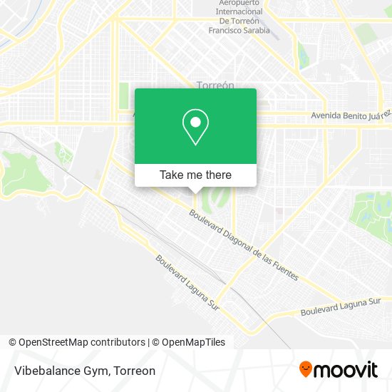 Mapa de Vibebalance Gym