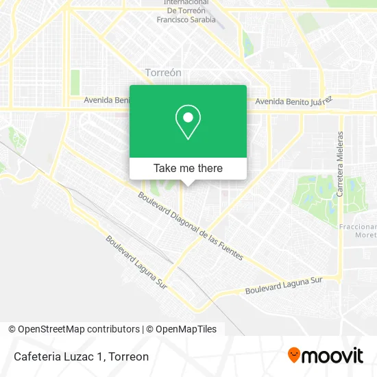 Mapa de Cafeteria Luzac 1