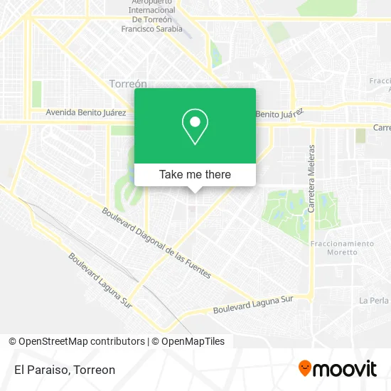 El Paraiso map