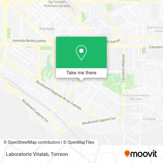 Laboratorio Vitalab map