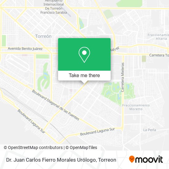 Dr. Juan Carlos Fierro Morales Urólogo map