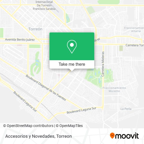 Mapa de Accesorios y Novedades