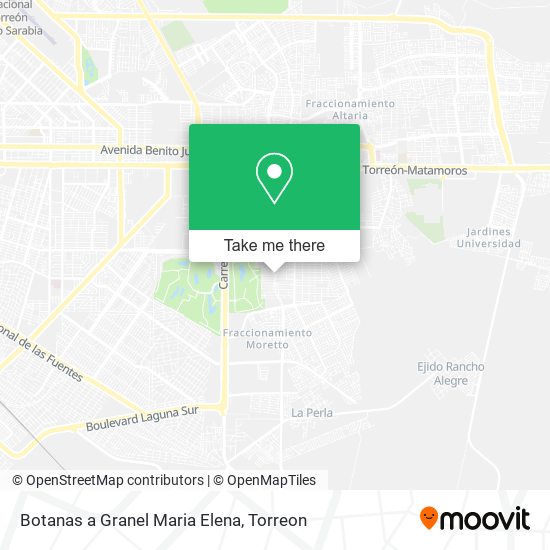 Botanas a Granel Maria Elena map