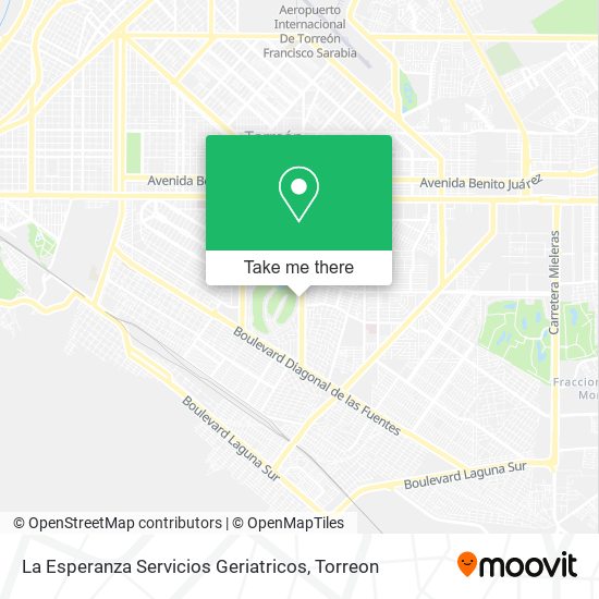 La Esperanza Servicios Geriatricos map