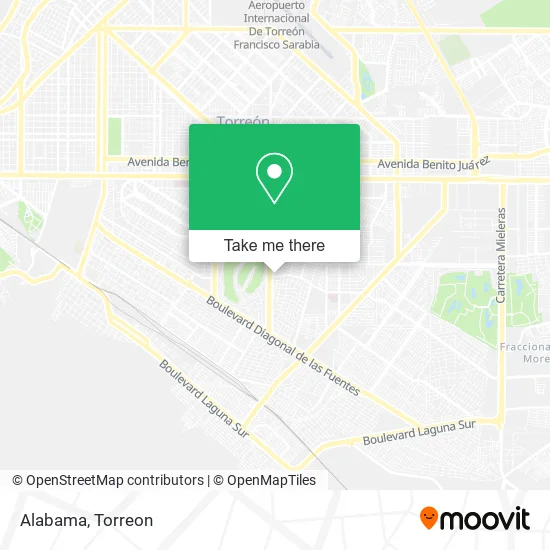Mapa de Alabama