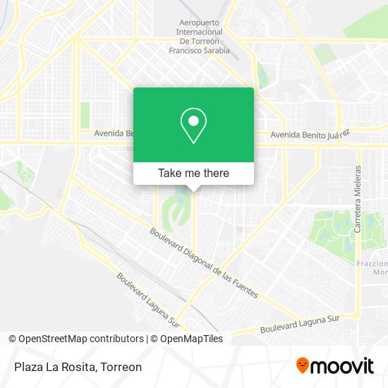 Mapa de Plaza La Rosita