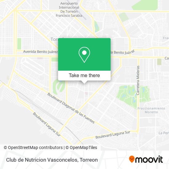 Club de Nutricion Vasconcelos map