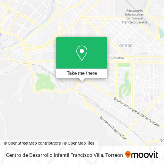Mapa de Centro de Desarrollo Infantil Francisco Villa