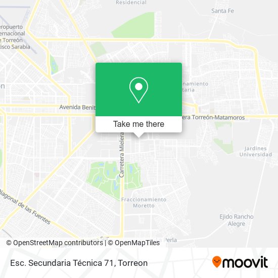 Esc. Secundaria Técnica 71 map