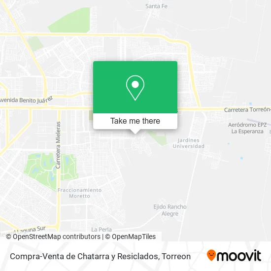 Compra-Venta de Chatarra y Resiclados map