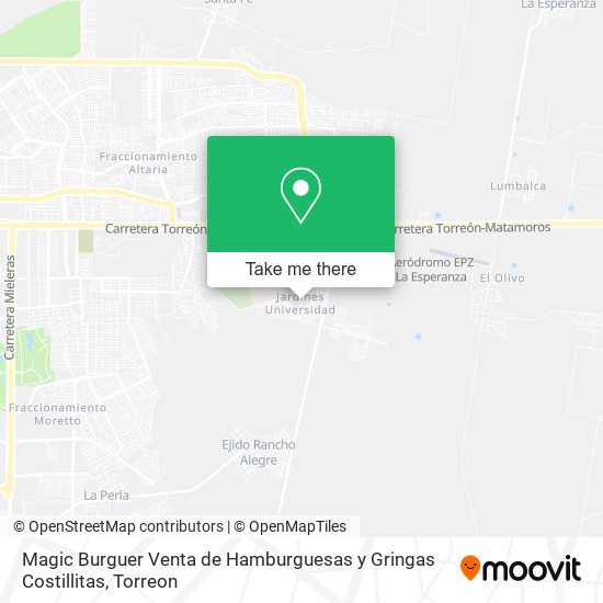 Magic Burguer Venta de Hamburguesas y Gringas Costillitas map