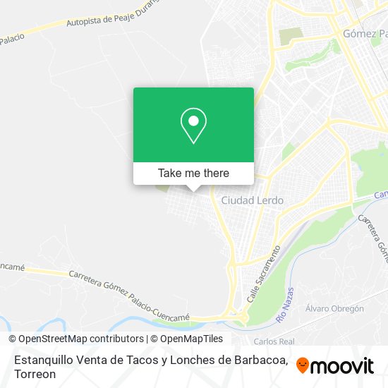 Estanquillo Venta de Tacos y Lonches de Barbacoa map