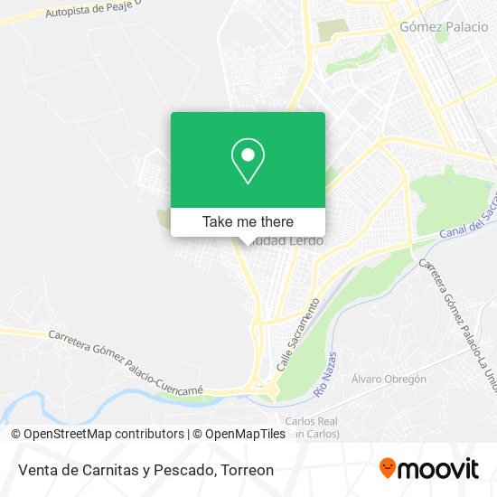 Venta de Carnitas y Pescado map