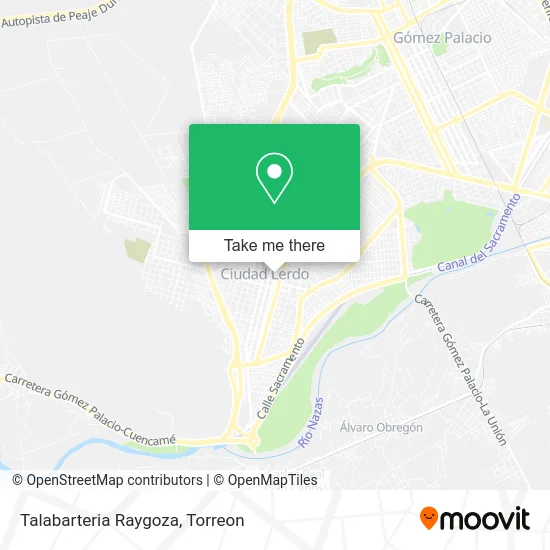 Talabarteria Raygoza map