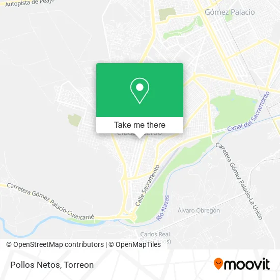 Pollos Netos map