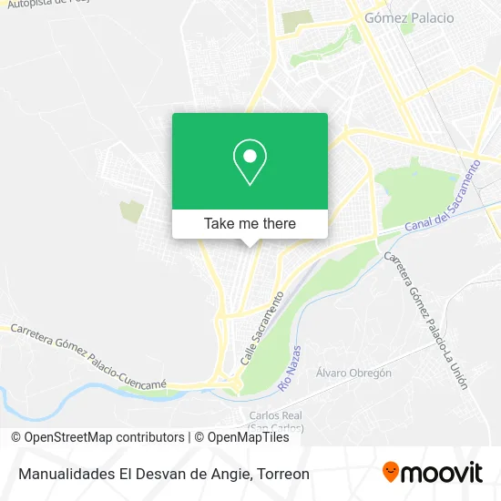 Manualidades El Desvan de Angie map