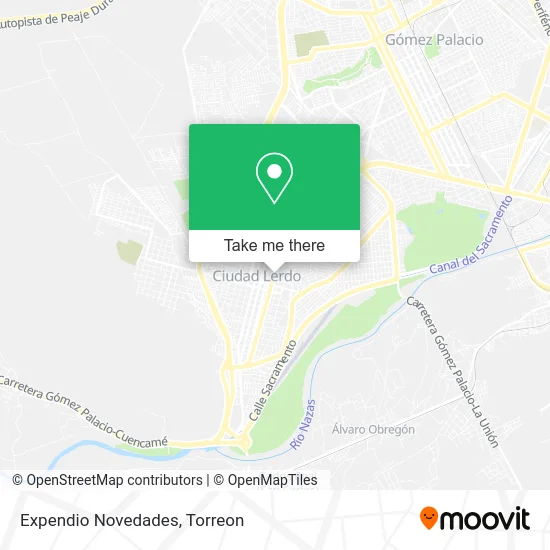 Expendio Novedades map