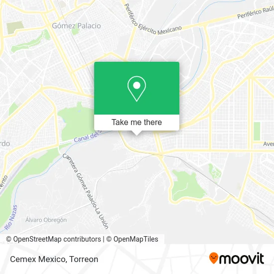 Cemex Mexico map