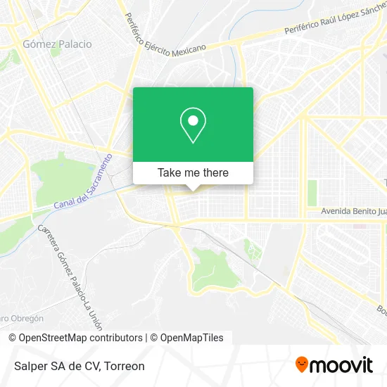Salper SA de CV map