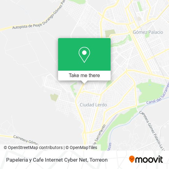 Papeleria y Cafe Internet Cyber Net map