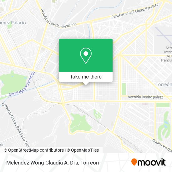 Melendez Wong Claudia A. Dra map