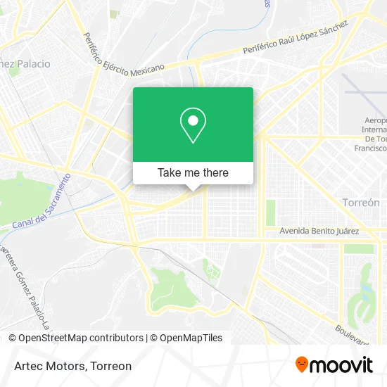 Mapa de Artec Motors