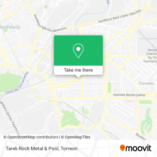 Mapa de Tarek Rock Metal & Pool