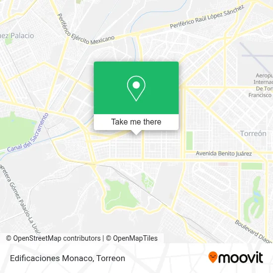 Edificaciones Monaco map