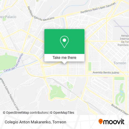Mapa de Colegio Anton Makarenko
