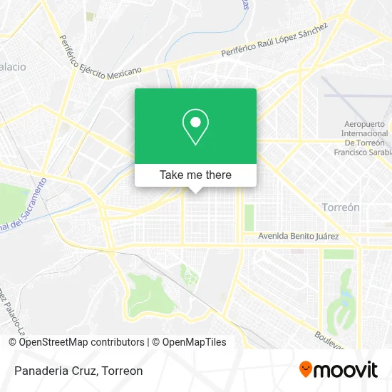Panaderia Cruz map