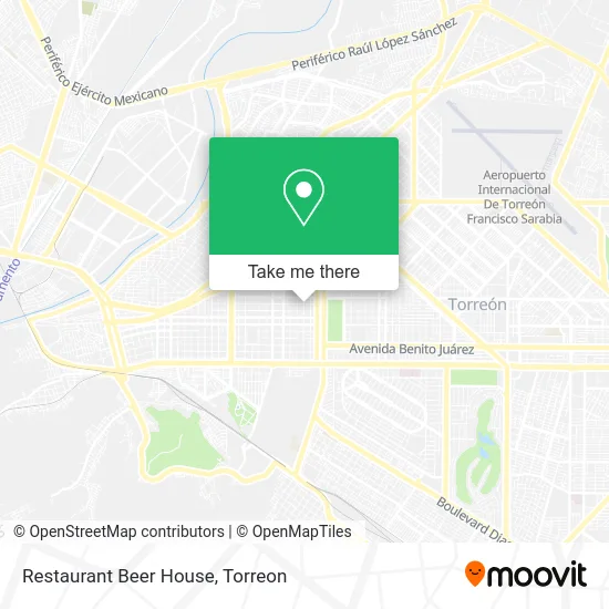 Restaurant Beer House map