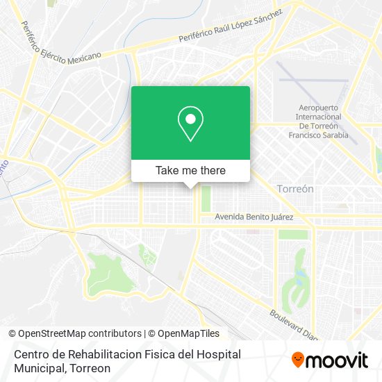 Centro de Rehabilitacion Fisica del Hospital Municipal map