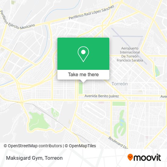 Mapa de Maksigard Gym