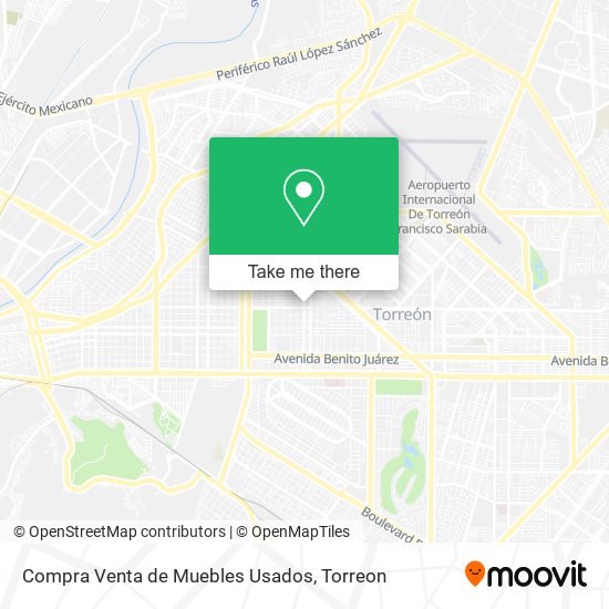 Compra Venta de Muebles Usados map