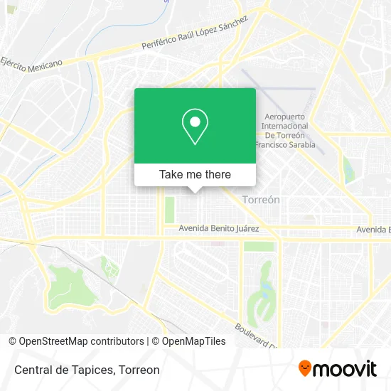 Central de Tapices map