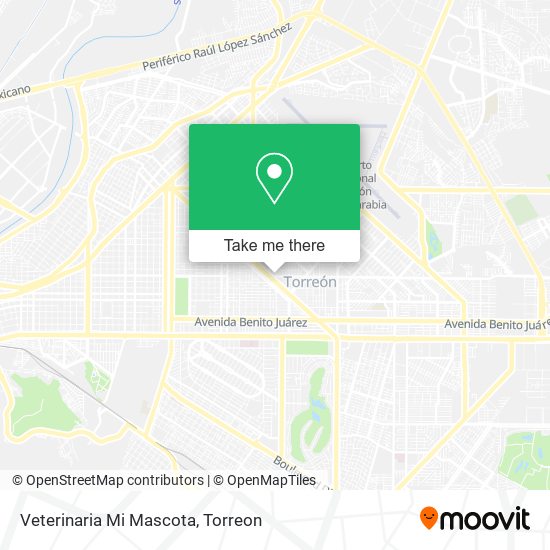 Veterinaria Mi Mascota map