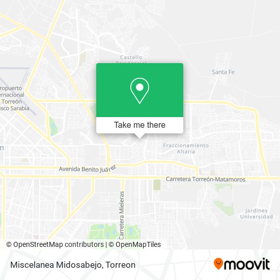 Mapa de Miscelanea Midosabejo