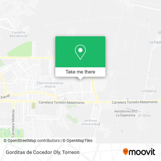 Gorditas de Cocedor Oly map